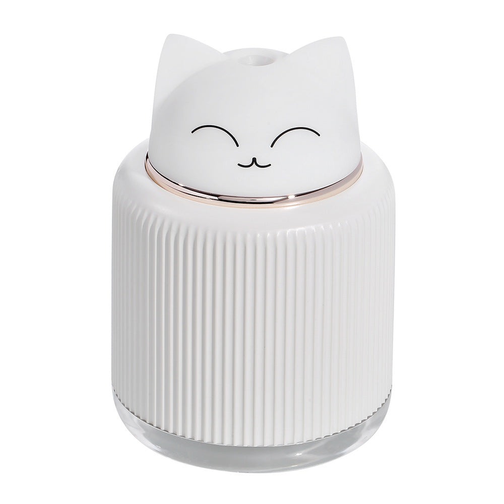 Ultrasonic Air Humidifier for Home & Office – Cartoon Rabbit 250ML USB Essential Oil Diffuser with LED Night Light