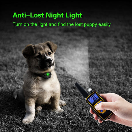 Remote Control Dog Training Collar – (Rechargeable, Waterproof with Beep & Vibration)