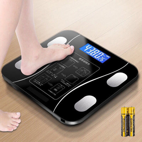 USB Rechargeable Smart Body Fat Scale – Digital Weight Scale for Health & Fitness | Accurate BMI & Body Composition Analyzer
