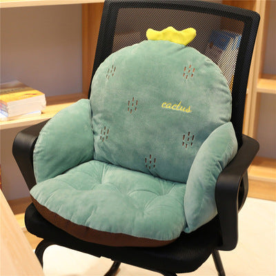 Crown Cartoon Chair Cushion – Thickened Seat Pad Decorative Pillow for Sofa, Home, Office & Car Seat