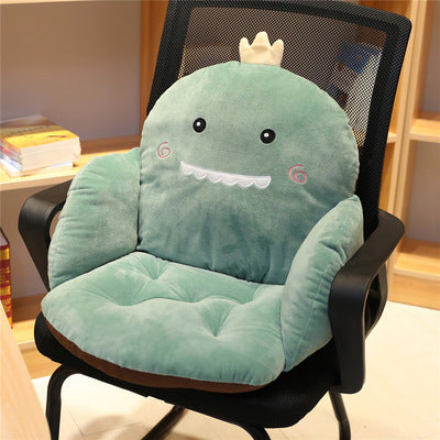 Crown Cartoon Chair Cushion – Thickened Seat Pad Decorative Pillow for Sofa, Home, Office & Car Seat