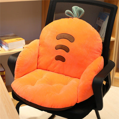 Crown Cartoon Chair Cushion – Thickened Seat Pad Decorative Pillow for Sofa, Home, Office & Car Seat