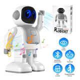 AI Dancing Robot Toy – Smart Interactive Learning & Entertainment Robot for Kids with Bluetooth Music, Programmable Moves & Voice Assistant
