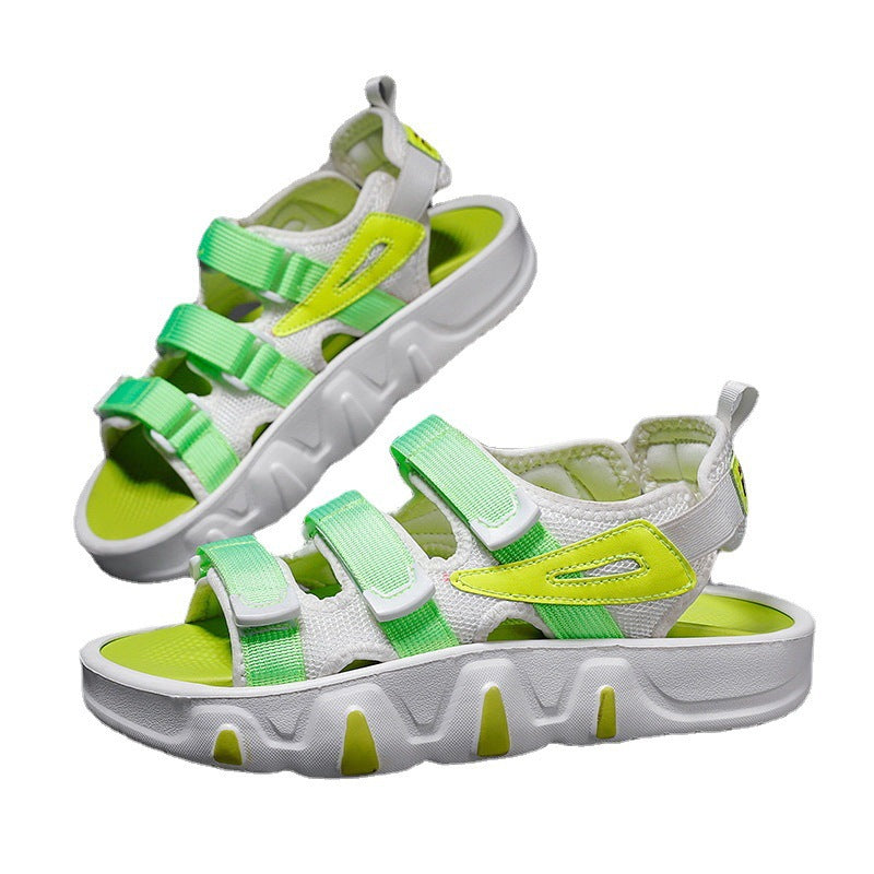 Summer Platform Beach Sandals with Wear‑Resistant Soles