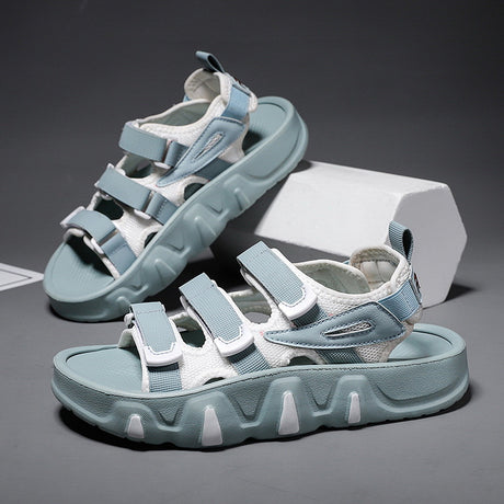 Summer Platform Beach Sandals with Wear‑Resistant Soles