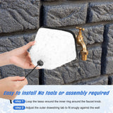 Outdoor Winter Foam Faucet Cover – Anti‑Freeze Insulated Spigot Protector for Cold Weather, Leak‑Proof Freeze Protection