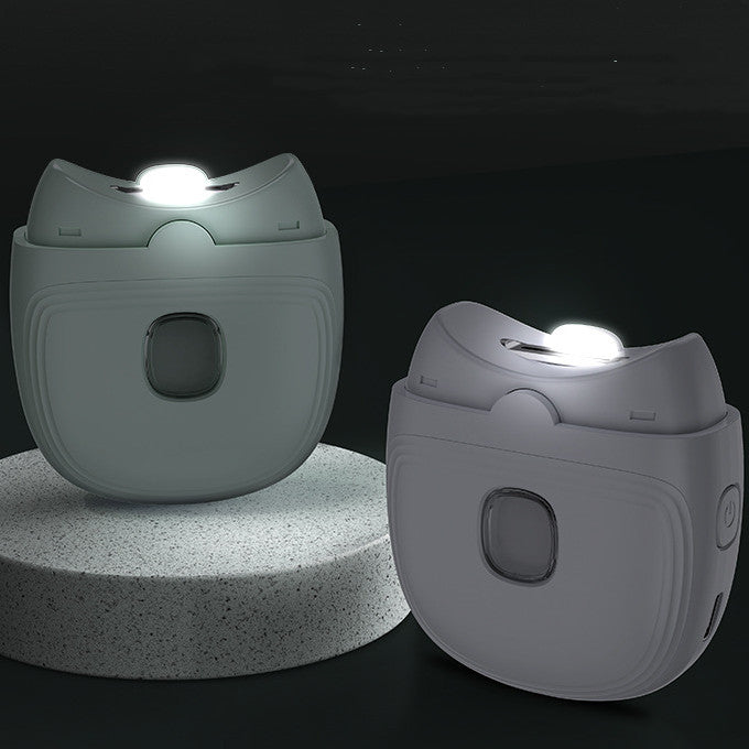 Electric Nail Scissors Rechargeable Mini Nail Clippers – Automatic Nail Trimmer with LED Light for Children & Adults, Manicure & Polishing Tool