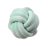 Knotted Plush Ball Round Throw Pillow – Soft Decorative Knot Cushion for Sofa, Bed & Home Décor