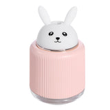 Ultrasonic Air Humidifier for Home & Office – Cartoon Rabbit 250ML USB Essential Oil Diffuser with LED Night Light
