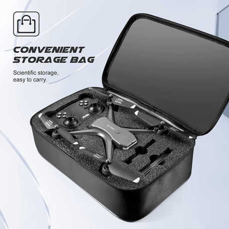 V14 6K Dual Camera FPV Drone — Portable WiFi RC Quadcopter with 2 Batteries for Beginners & Pros