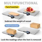 880lb Heavy-Duty Livestock Scale – Large Stainless Steel Platform Digital Floor Scale for Animals, Shipping & Industrial Use (40.6×20.9 in)