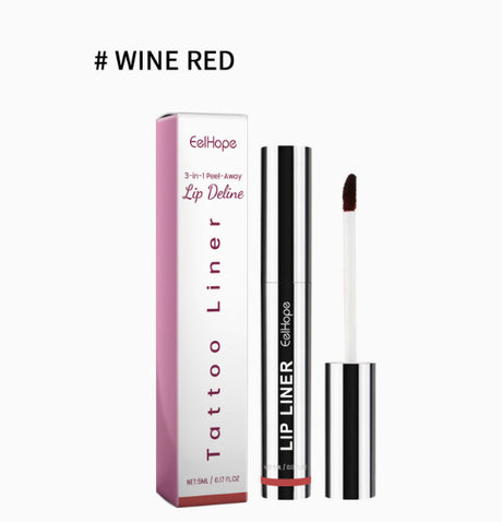 Peel Off Lip Liner Stain – Long Wear Tattoo Matte Lip Liner