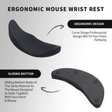 Ergonomic Mouse Wrist Rest Mouse Pad – Silicone Gel Non-Slip Streamline Wrist Support Mat for Office, Gaming & PC Use