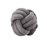 Knotted Plush Ball Round Throw Pillow – Soft Decorative Knot Cushion for Sofa, Bed & Home Décor