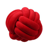Knotted Plush Ball Round Throw Pillow – Soft Decorative Knot Cushion for Sofa, Bed & Home Décor