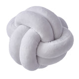 Knotted Plush Ball Round Throw Pillow – Soft Decorative Knot Cushion for Sofa, Bed & Home Décor