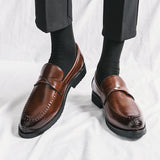 Mens Casual And Stylish Leather Shoes In British Business Style