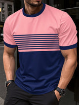 Men’s Minimalist Crew‑Neck Casual Short‑Sleeve Shirt – Soft, Lightweight Everyday Fashion Tee