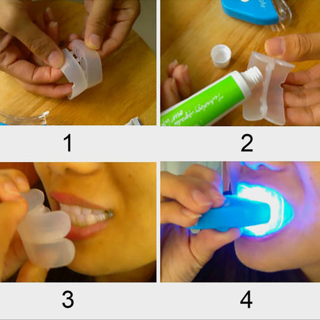 Teeth Whitening Gel with LED – Oral Dental Bleaching Whitener