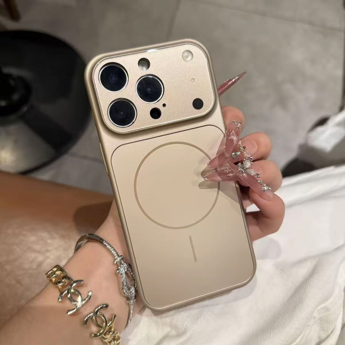 Magnetic MagSafe Phone Case – Nano Frosted Glass Armor Cover | Wireless Charging Case for iPhone 17 Air, 16, 15, 14, 13 Pro Max