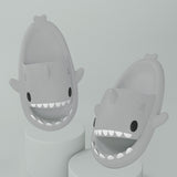 Cartoon Shark Slippers Funny Cutes Soft Slipper Indoor Outdoor  Shoes For Women Men Couples