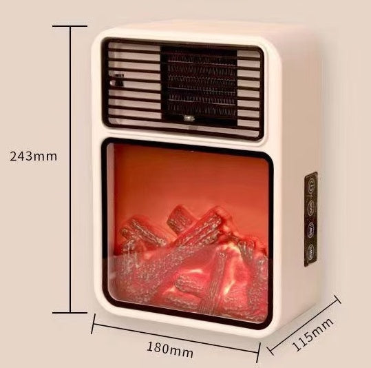 500W Portable Electric Space Heater – Mini Desktop Fan Heater for Home, Office & Bedroom
