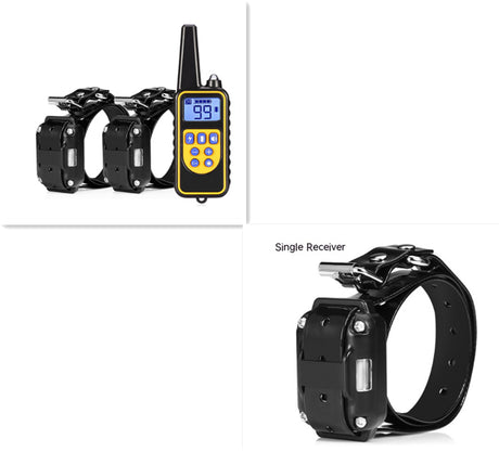 Remote Control Dog Training Collar – (Rechargeable, Waterproof with Beep & Vibration)