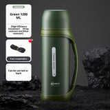 40oz Insulated Travel Mug – 1200ml Leakproof Thermal Water Bottle (48 Hours Temp Retention)