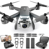 V14 6K Dual Camera FPV Drone — Portable WiFi RC Quadcopter with 2 Batteries for Beginners & Pros