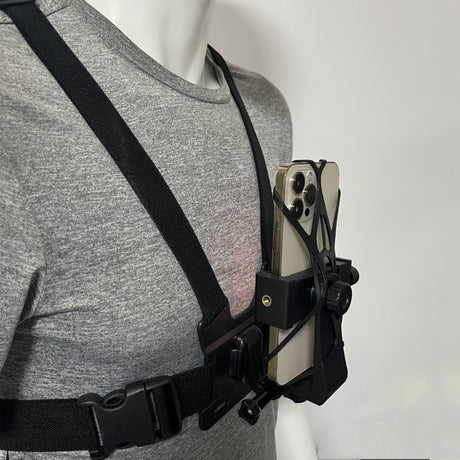Adjustable Chest Mount Phone Holder – Hands-Free Recording