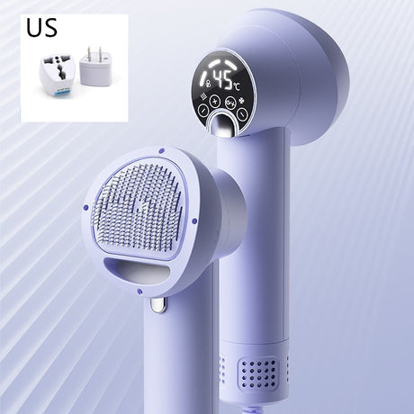 Smart Silent Pet Hair Dryer & Grooming Comb for Dogs and Cats