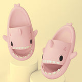 Cartoon Shark Slippers Funny Cutes Soft Slipper Indoor Outdoor  Shoes For Women Men Couples
