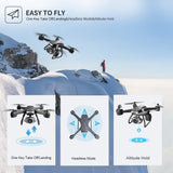V14 6K Dual Camera FPV Drone — Portable WiFi RC Quadcopter with 2 Batteries for Beginners & Pros