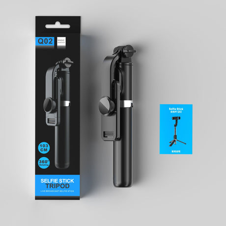 Selfie Stick Tripod Portable And Retractable Bluetooth