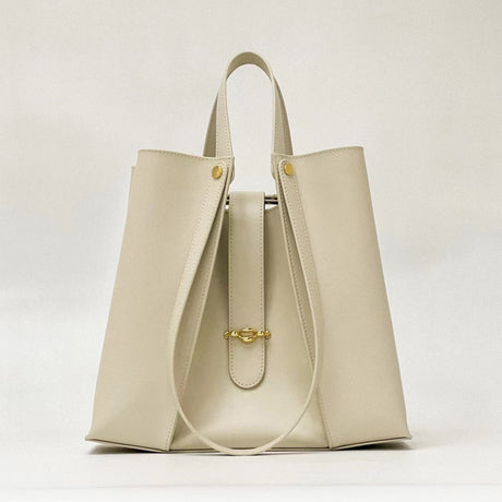 Genuine Leather Large-Capacity Women’s Tote Bag
