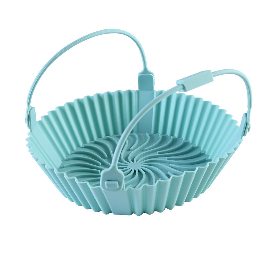 Silicone Air Fryer Accessories Tray – Non‑Stick Heat‑Resistant Baking Tools for Frying, Roasting & Easy Cleanup