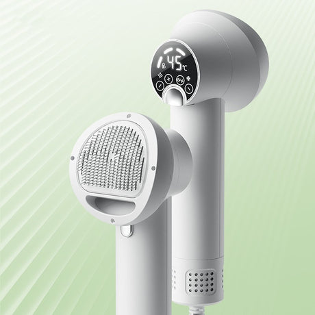 Smart Silent Pet Hair Dryer & Grooming Comb for Dogs and Cats