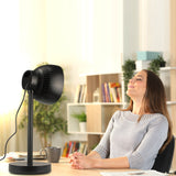 PTC Ceramic Heater Fan – Desk & Floor Electric Space Heater | Fast Heating Portable Heater for Home & Office