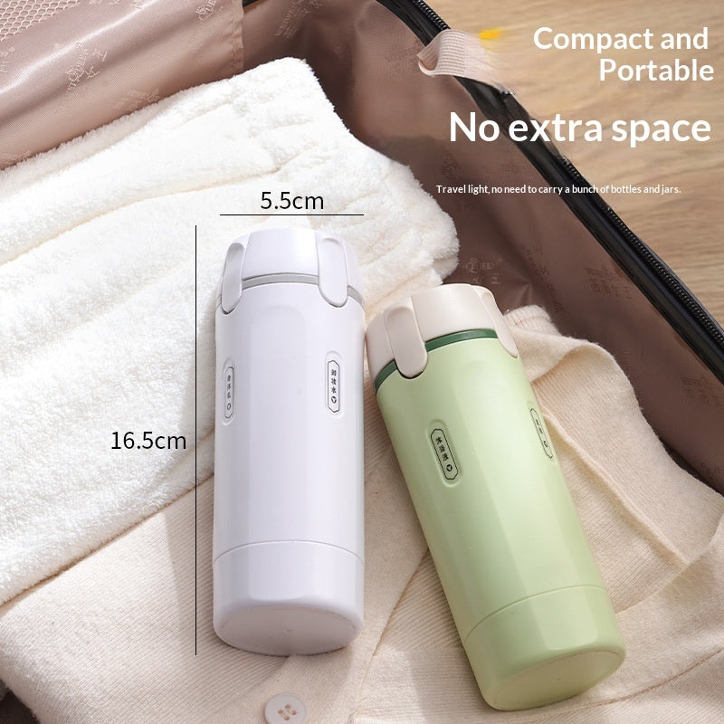 4‑in‑1 Travel Dispenser Bottle – Leak‑Proof Portable Refillable Toiletry Container for Shampoo, Conditioner, Lotion & Perfume