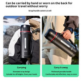 40oz Insulated Travel Mug – 1200ml Leakproof Thermal Water Bottle (48 Hours Temp Retention)