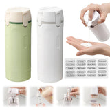 4‑in‑1 Travel Dispenser Bottle – Leak‑Proof Portable Refillable Toiletry Container for Shampoo, Conditioner, Lotion & Perfume