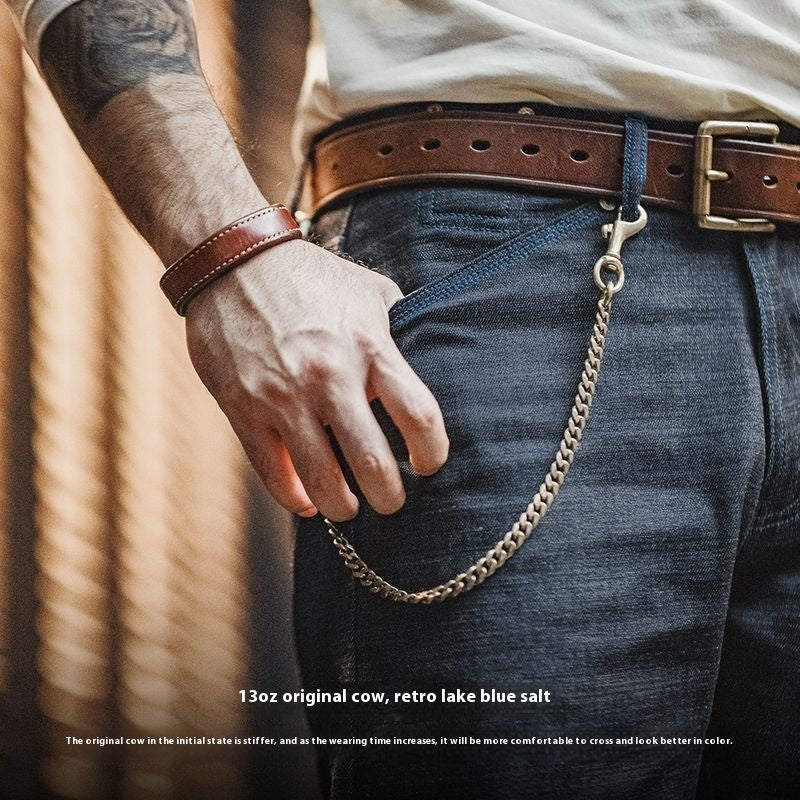 Men’s Workwear Retro Straight Jeans – Durable Vintage Straight-Leg Denim Pants | Casual Everyday Utility Jeans