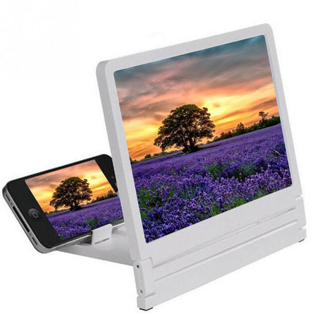 HD 3D Mobile Phone Screen Magnifier — Portable Phone Video Amplifier Stand
