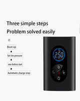 Smart Wireless Car Tire Air Pump – Portable Outdoor Tire Inflator