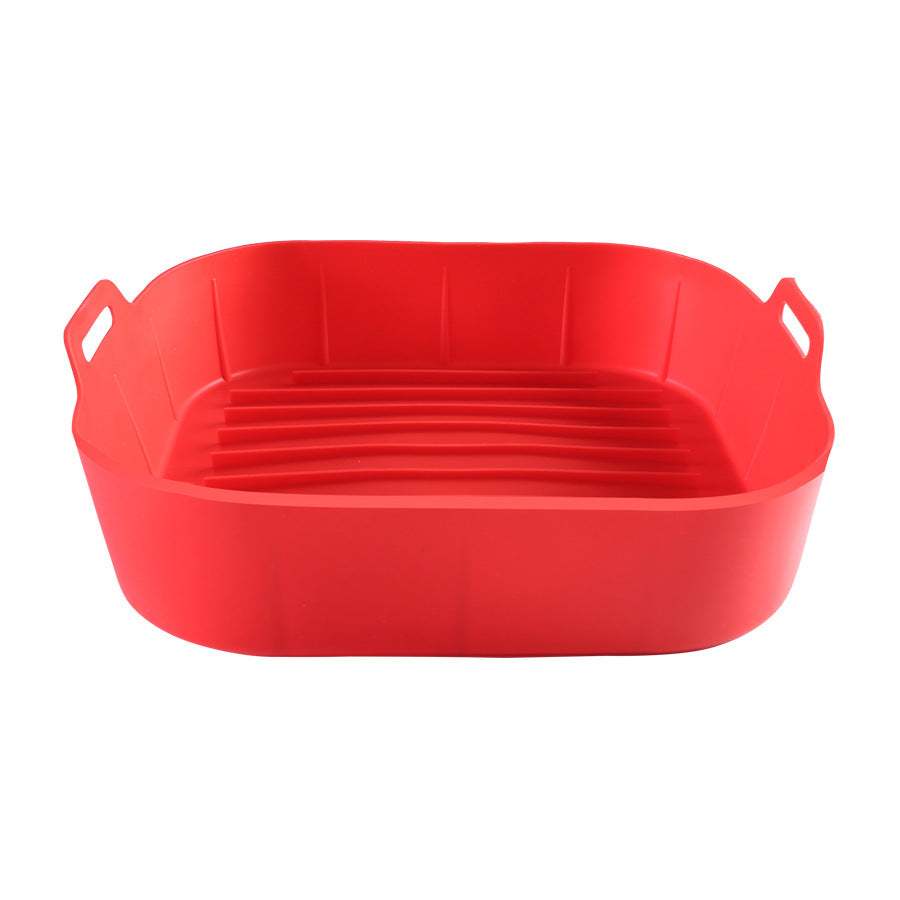 Silicone Air Fryer Accessories Tray – Non‑Stick Heat‑Resistant Baking Tools for Frying, Roasting & Easy Cleanup