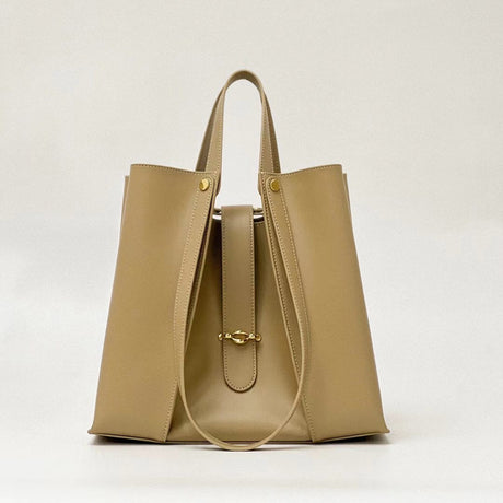 Genuine Leather Large-Capacity Women’s Tote Bag