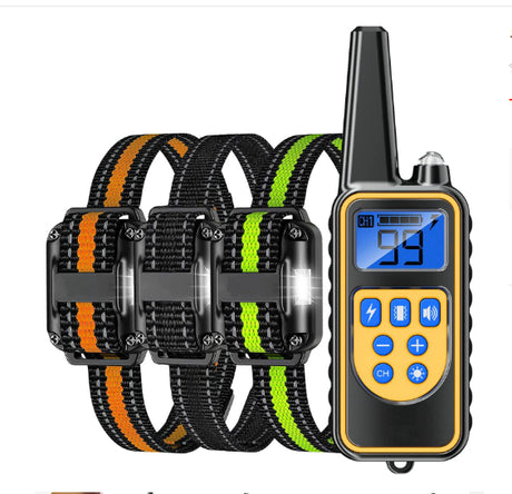 Remote Control Dog Training Collar – (Rechargeable, Waterproof with Beep & Vibration)