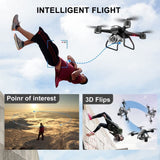 V14 6K Dual Camera FPV Drone — Portable WiFi RC Quadcopter with 2 Batteries for Beginners & Pros