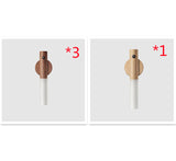 LED Motion Sensor Night Light – USB Rechargeable Magnetic Wood Wall Lamp | Wireless PIR Cabinet Light for Hallway, Closet & Porch