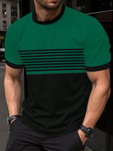 Men’s Minimalist Crew‑Neck Casual Short‑Sleeve Shirt – Soft, Lightweight Everyday Fashion Tee